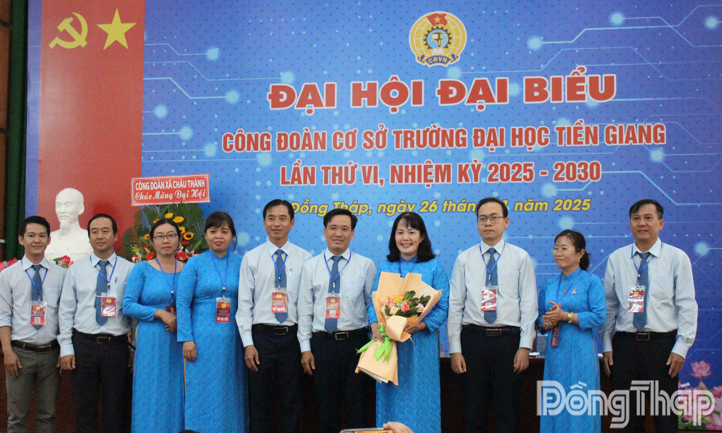 Tiến sĩ Lê Thị Kim Loan làm  Chủ tịch Công đoàn cơ sở Trường Đại học Tiền Giang nhiệm kỳ 2025 – 2030