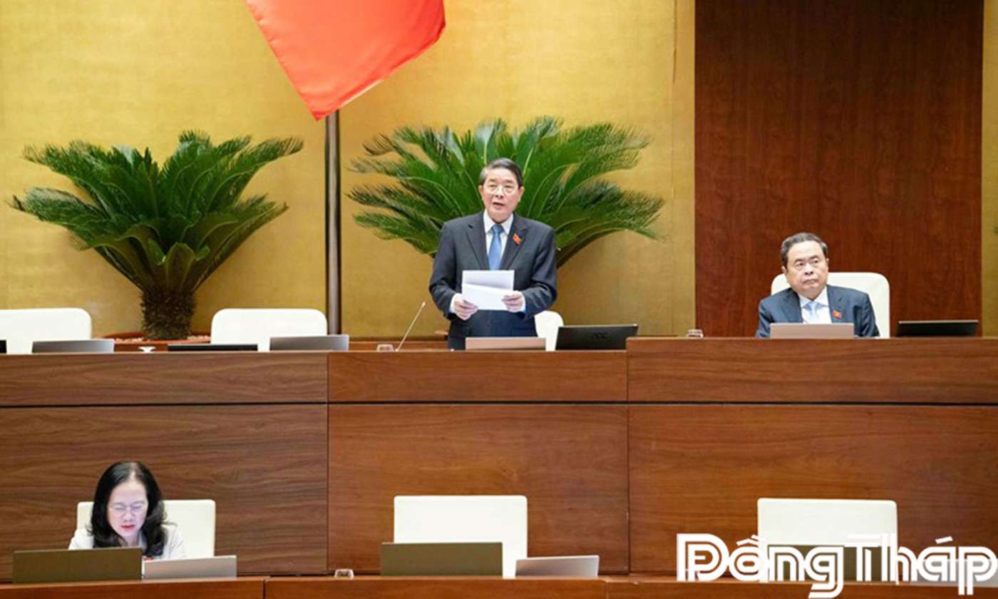 Phó Chủ tịch Quốc hội Nguyễn Đức Hải điều hành nội dung phiên họp