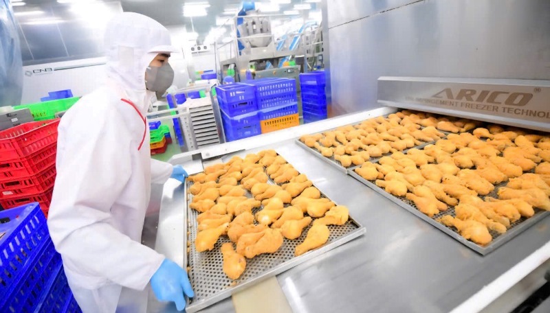 Lao động tại Công ty LC Foods. (Ảnh nhandan.vn)