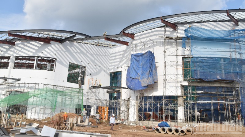 Dự án Trung tâm Văn hóa-Nghệ thuật và Hội chợ-Triển lãm tỉnh Đồng Tháp đang đẩy nhanh tiến độ và sớm giải ngân